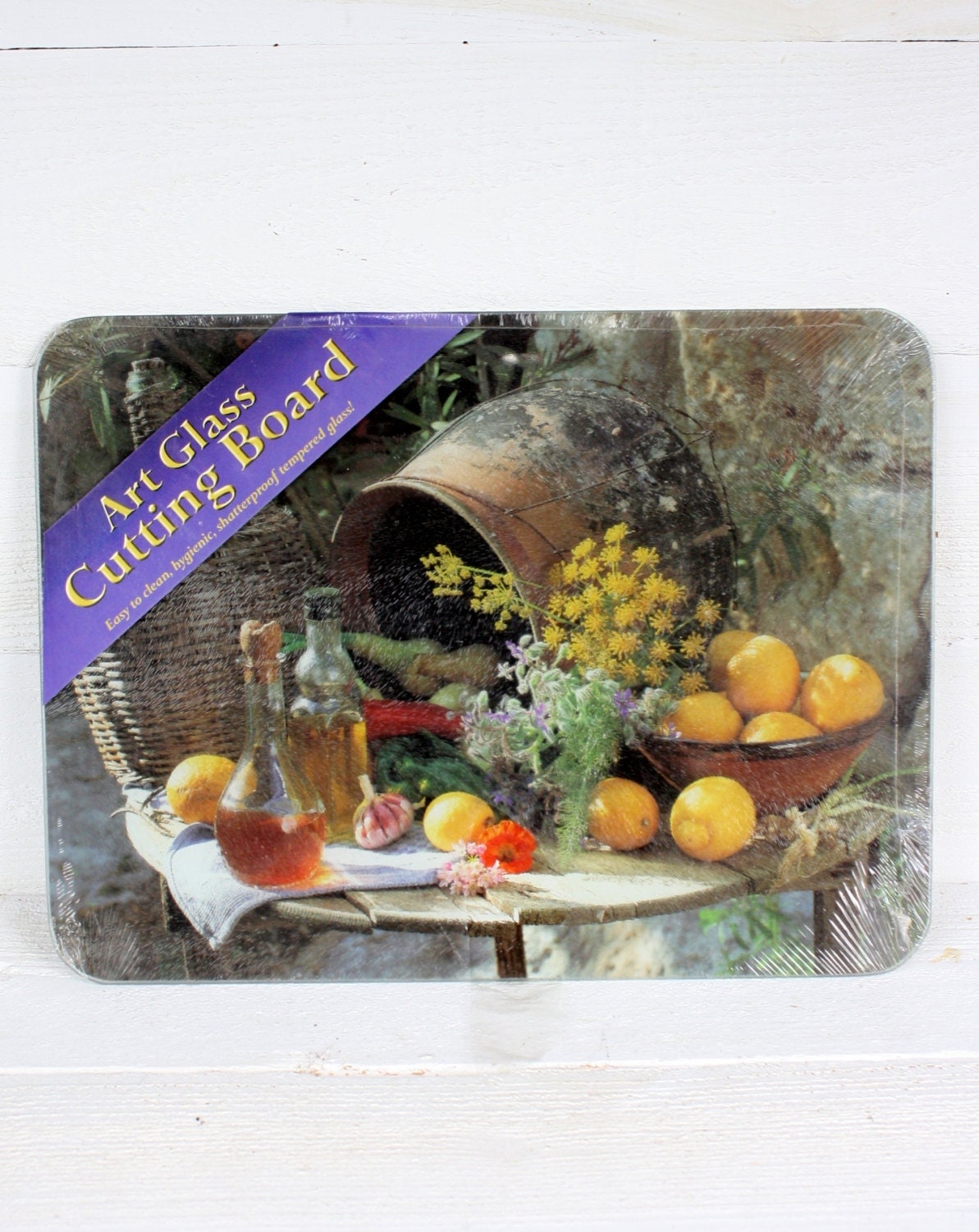 Vintage Art Glass Cutting Board