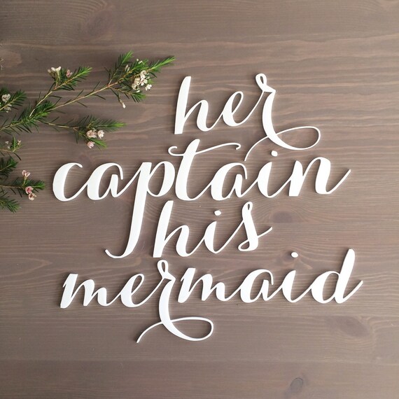 her captain his mermaid shirts