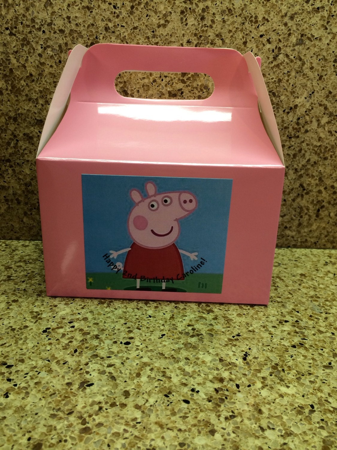 Peppa pig party gable box / Party Favors