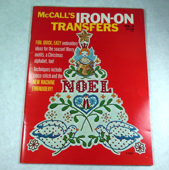 Vintage IronOn Christmas Transfers McCall's by EverydaySupply