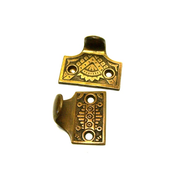 Eastlake Windsor Victorian Window Sash Pulls Finger Pulls Lot