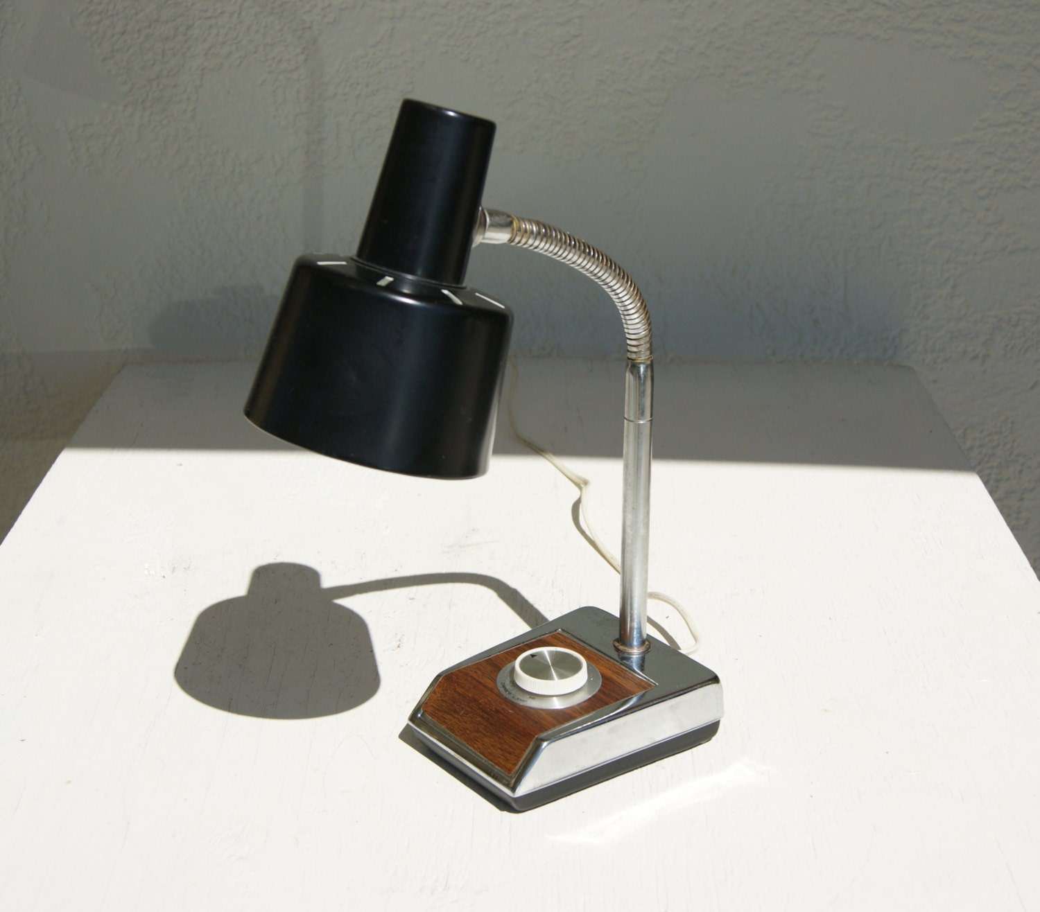 Vintage DIMMER SWITCH Dial Desk Lamp Very Unique Retro