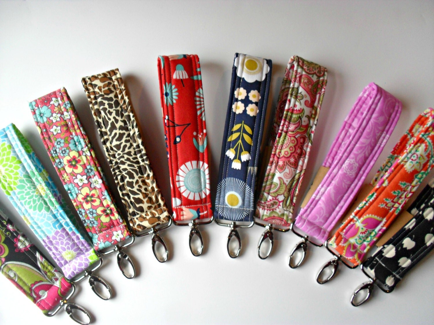 quilted key fobs wholesale key fobs fabric key straps