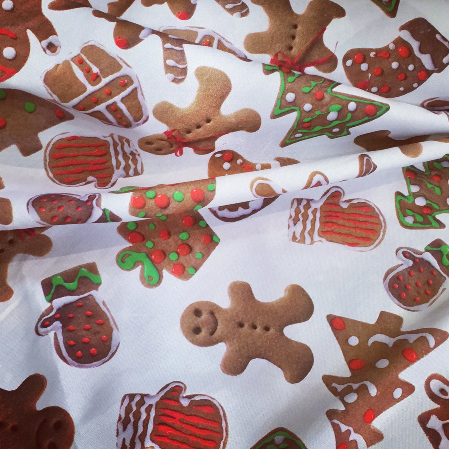 SALE Christmas Gingerbread man Fabric Gifts by TheFabricShopUK