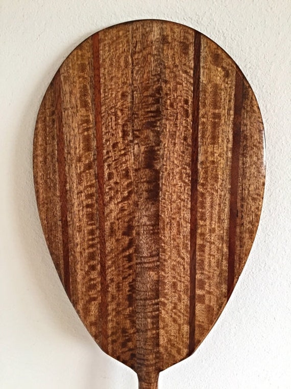5ft curly mango koa wood paddle hawaiian outrigger canoe 5ft curly mango koa wood paddle hawaiian outrigger canoe