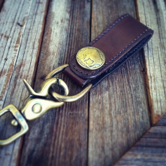 Brass Buffalo Key Fob Keyfob