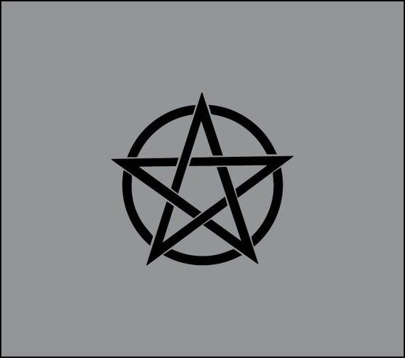 Pentagram V2 Religious Pagan symbol vinyl decal sticker