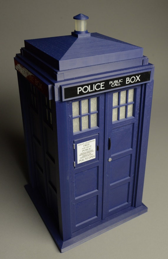 TARDIS 11 Unlit 3D Printed Kit by CharlesworthDynamics on Etsy