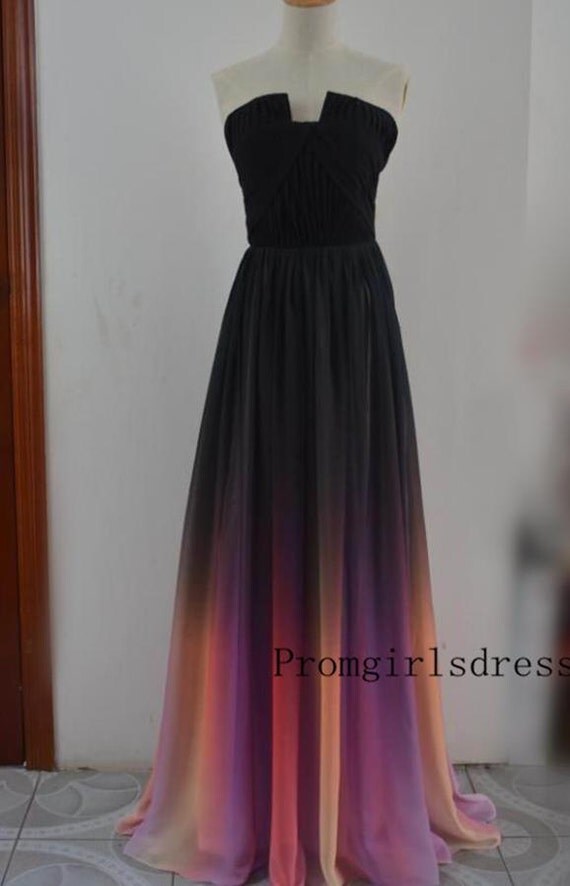 Prom dress  Ombre  Prom Dress  Prom Dresses  Strapless Ombre 