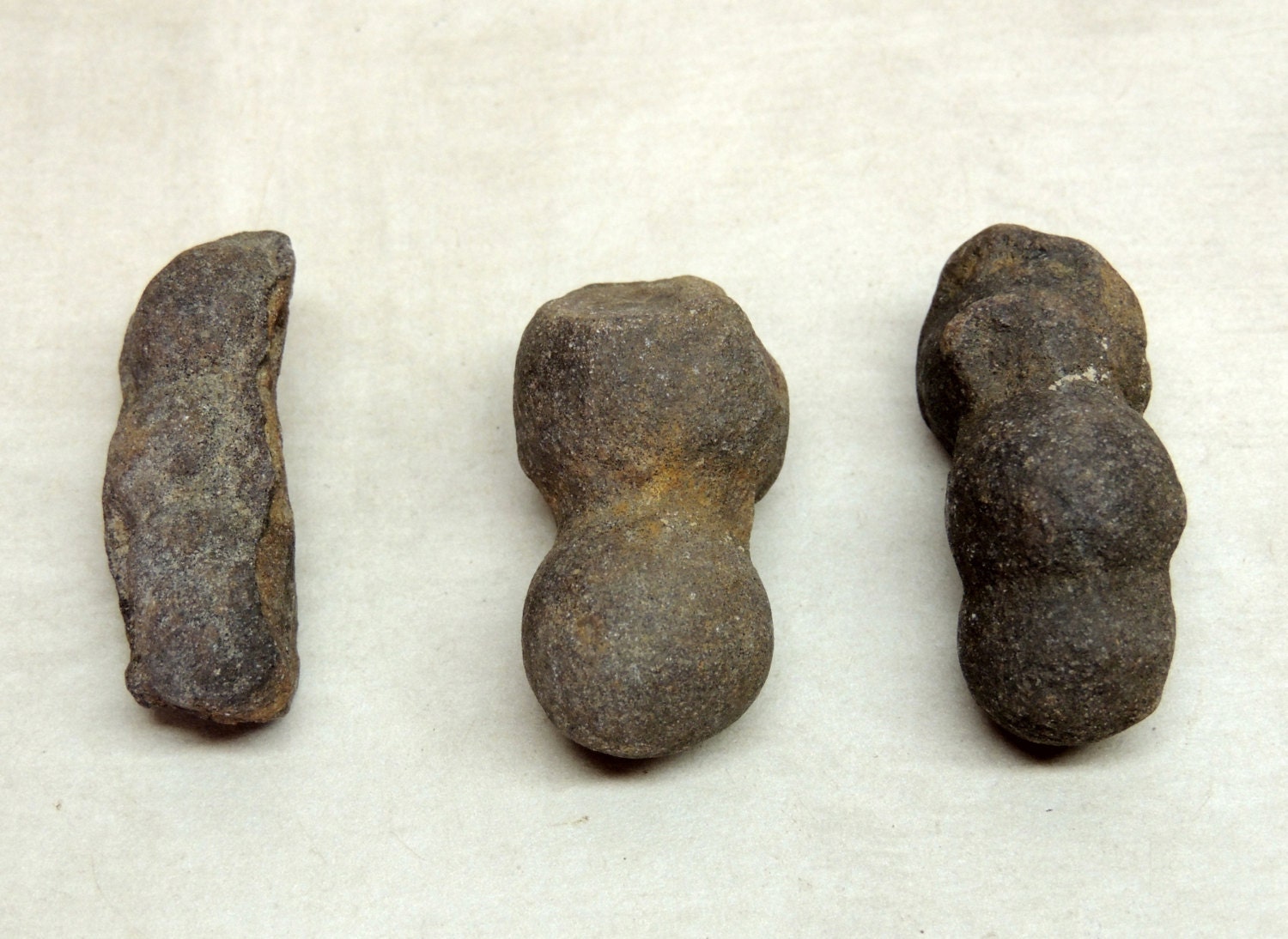 3 Ironstone Concretion Clusters Naturally formed by RocksandVines