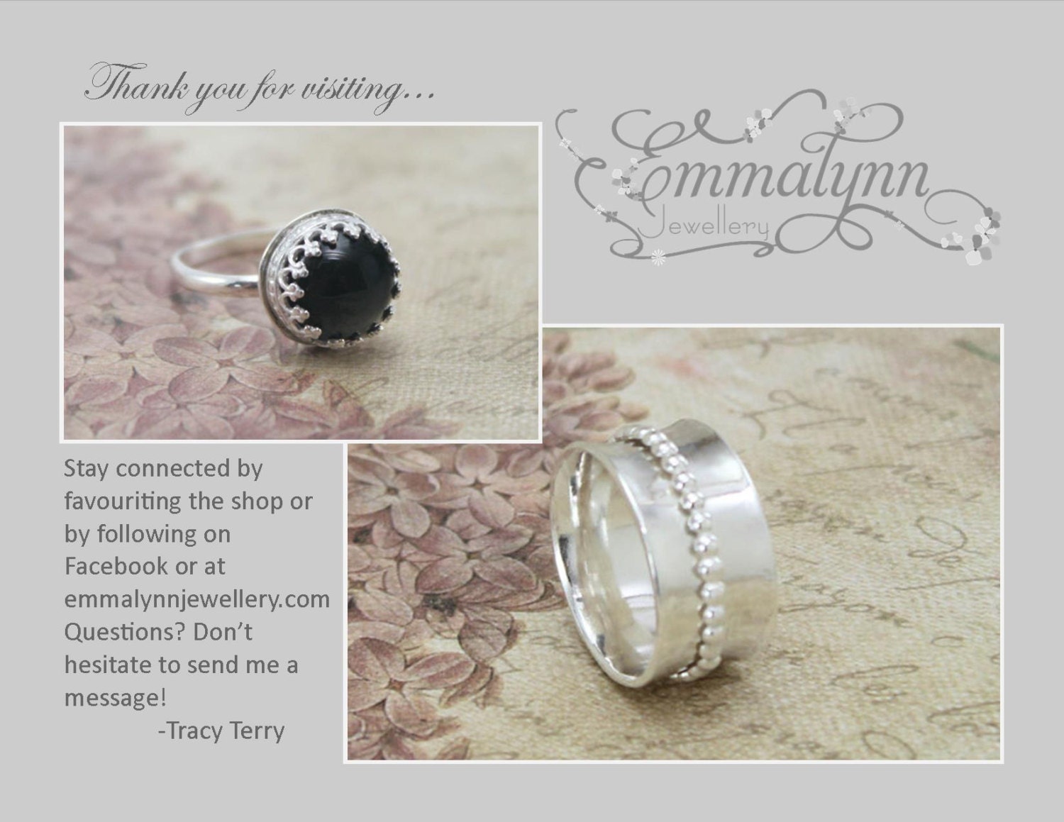 Sterling Silver Russian Wedding Ring by EmmalynnJewellery