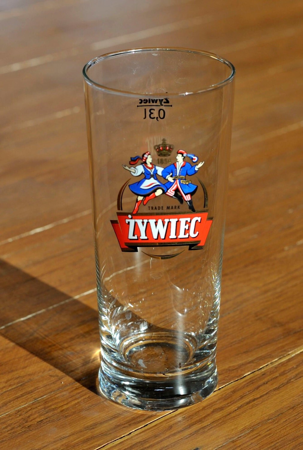 Vintage Zywiec Lager Beer Beverage Glass