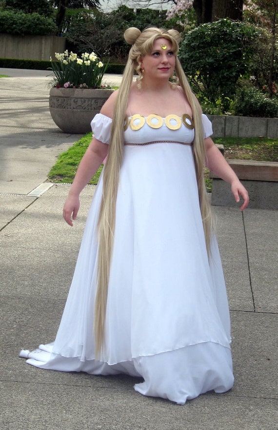 Princess Serenity Sailor moon Cosplay costume Plus size SALE