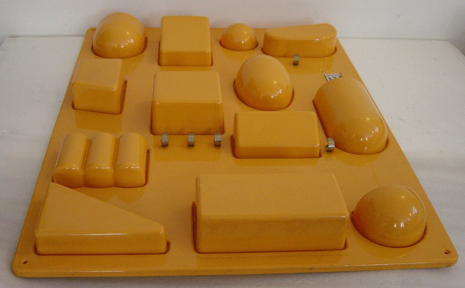 iconic vtg. 70s yelloworange Utensilo Vitra UtenSilo I signed Maurer