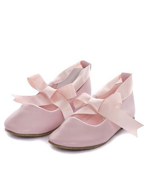 ballerina shoes with ribbon