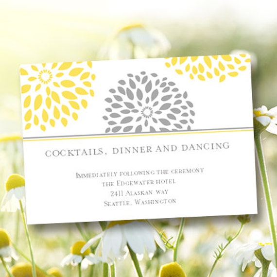Wedding Reception Invitations Printable Template