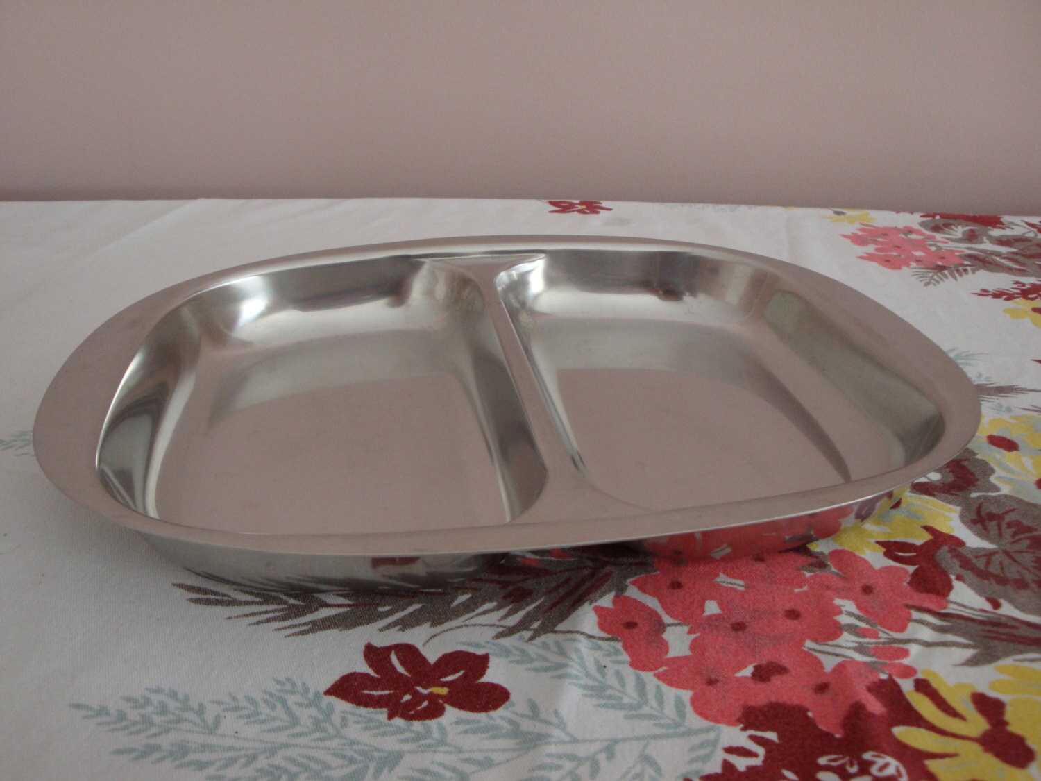 Selandia Stainless Steel Divided Serving Tray/Platter