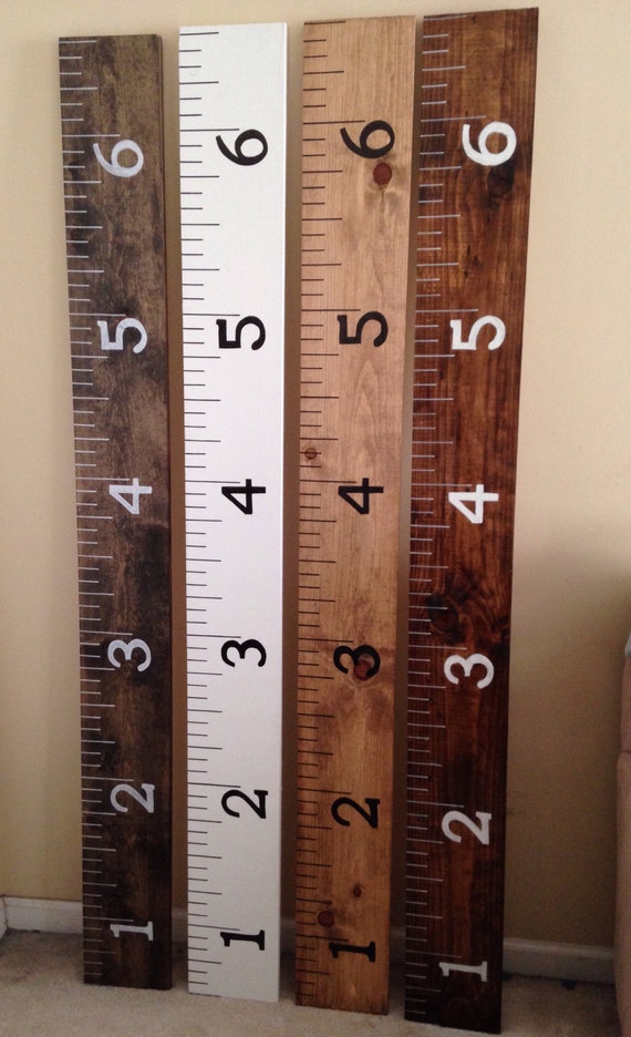 wooden growth chart wood ruler growth chart by