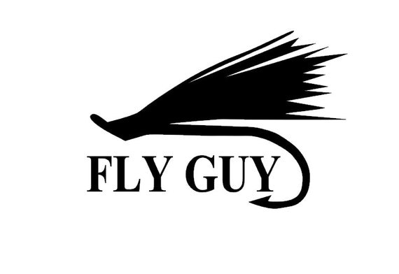 Download Fly Fishing Vinyl Decal Sticker Car Decal Fly Guy by PaZaBri