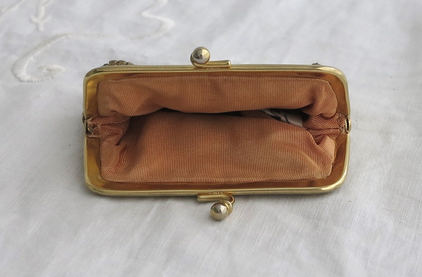 vintage gold purse