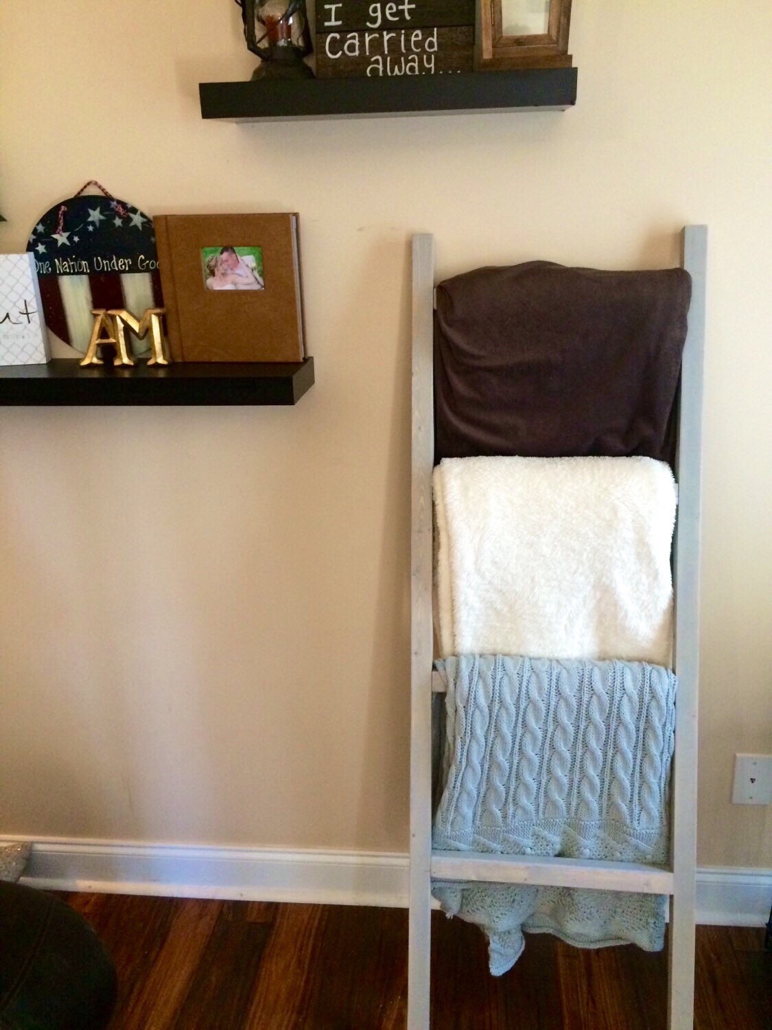 blanket ladder shanty chic blanket ladder living by ahomeyhouse blanket ladder shanty chic blanket ladder living by ahomeyhouse