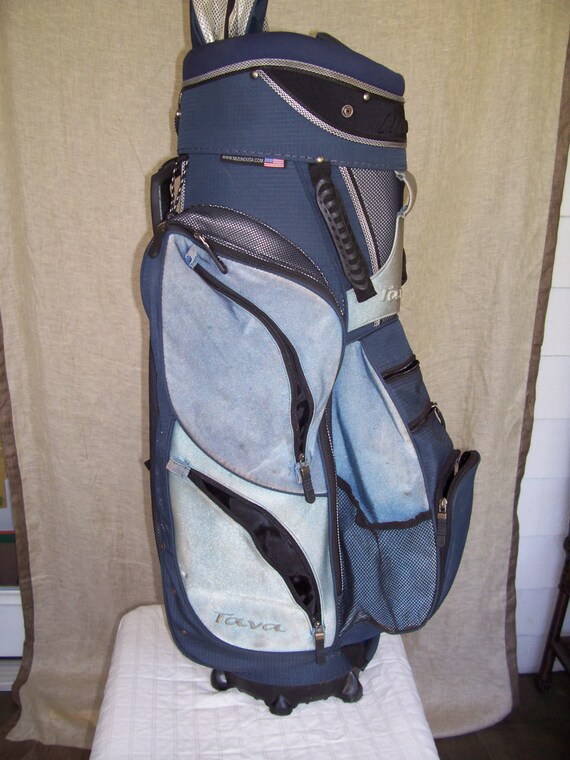 MIZUNO used Golf Bag 35 3/4 inches Tall All Zippers by LIZ404