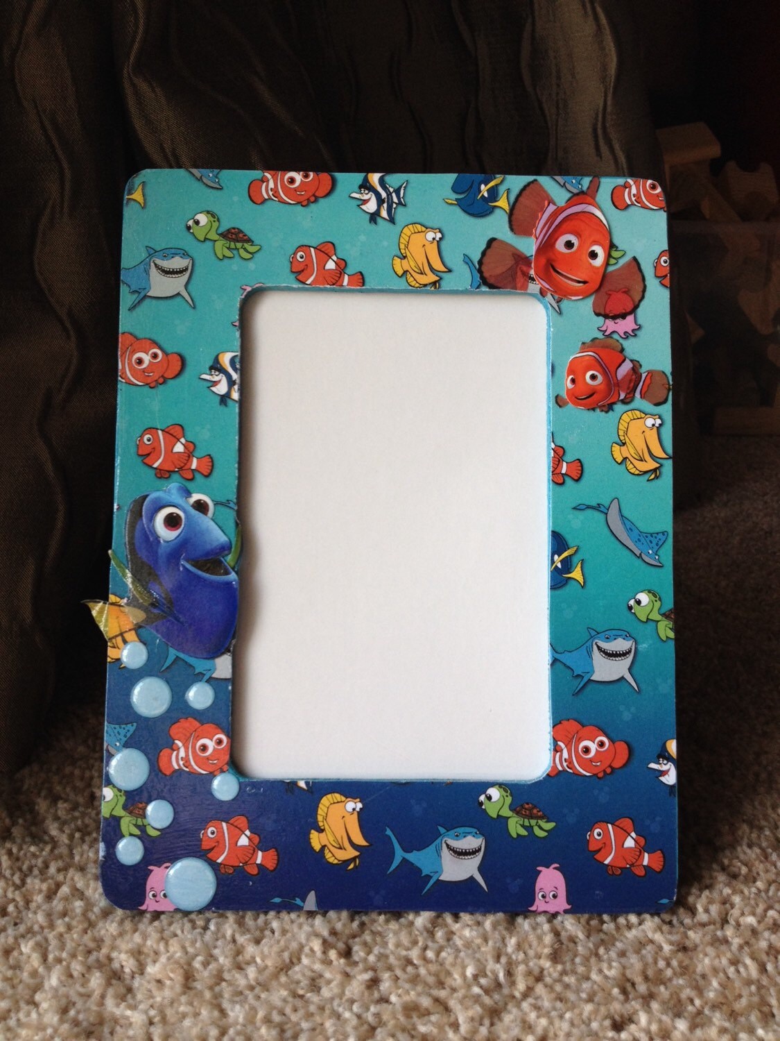 Finding Nemo picture frame by onlyadreamBoutique on Etsy