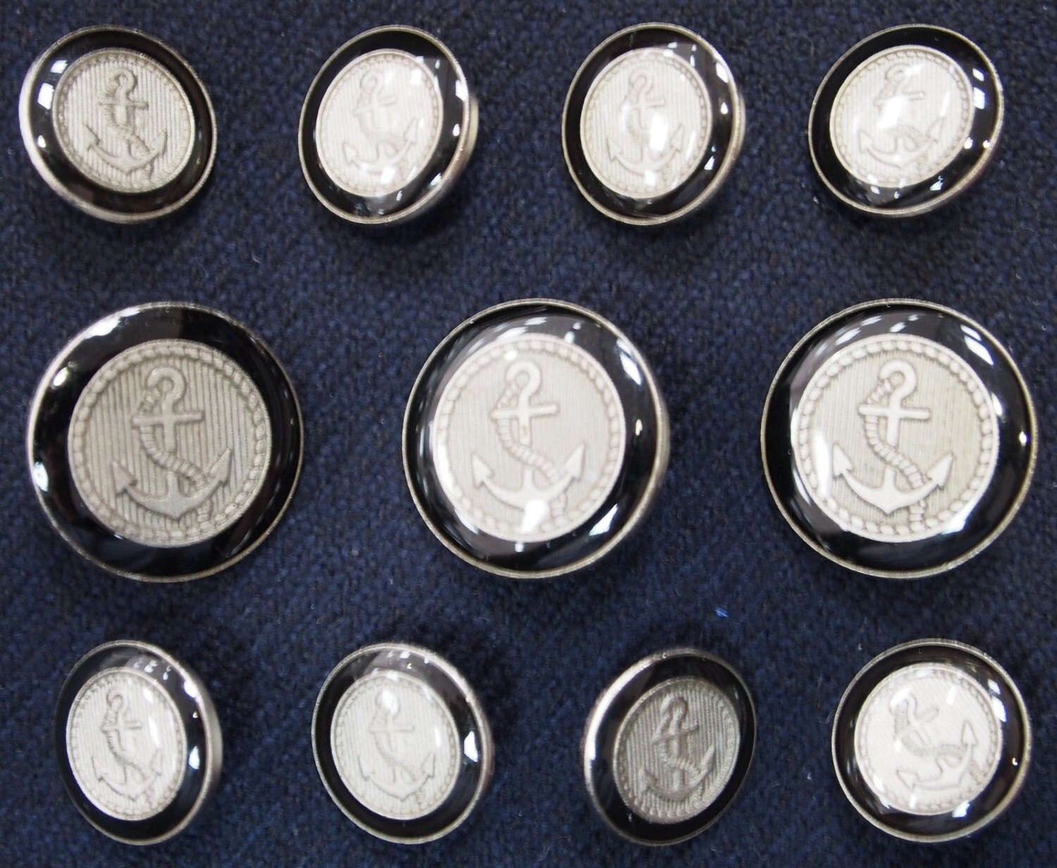 Anchor Silver Blazer Buttons Set For Suit Jacket Blazer Or