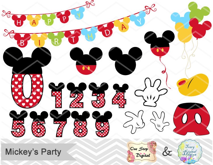 mickey mouse birthday pictures clip art - photo #47