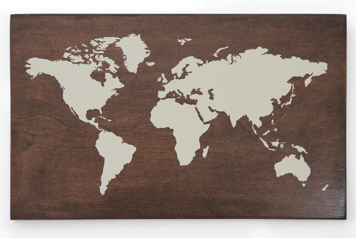 Decorative World Map by BlissNotions on Etsy