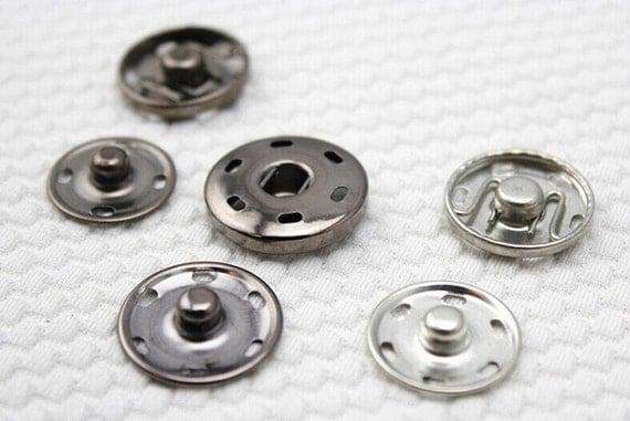 Snap fastener press stud popper tich button on your by InconnuLAB