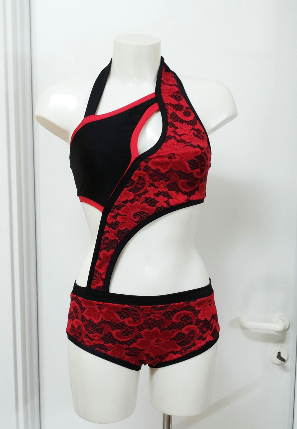 Dance costume pole fitness wear go go dancer midnight blue