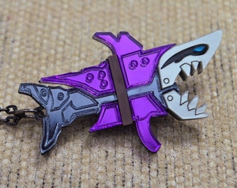 Jinx Fishbones Rocket Launcher Cosplay Necklace