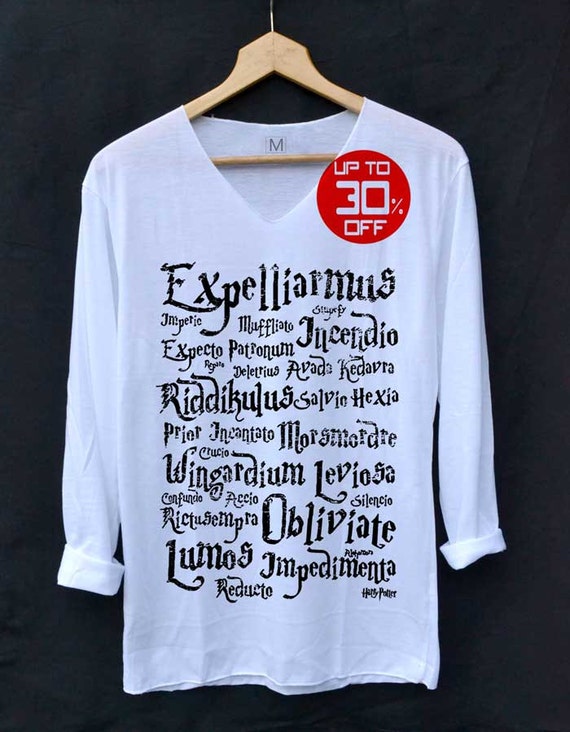 harry potter spell shirt