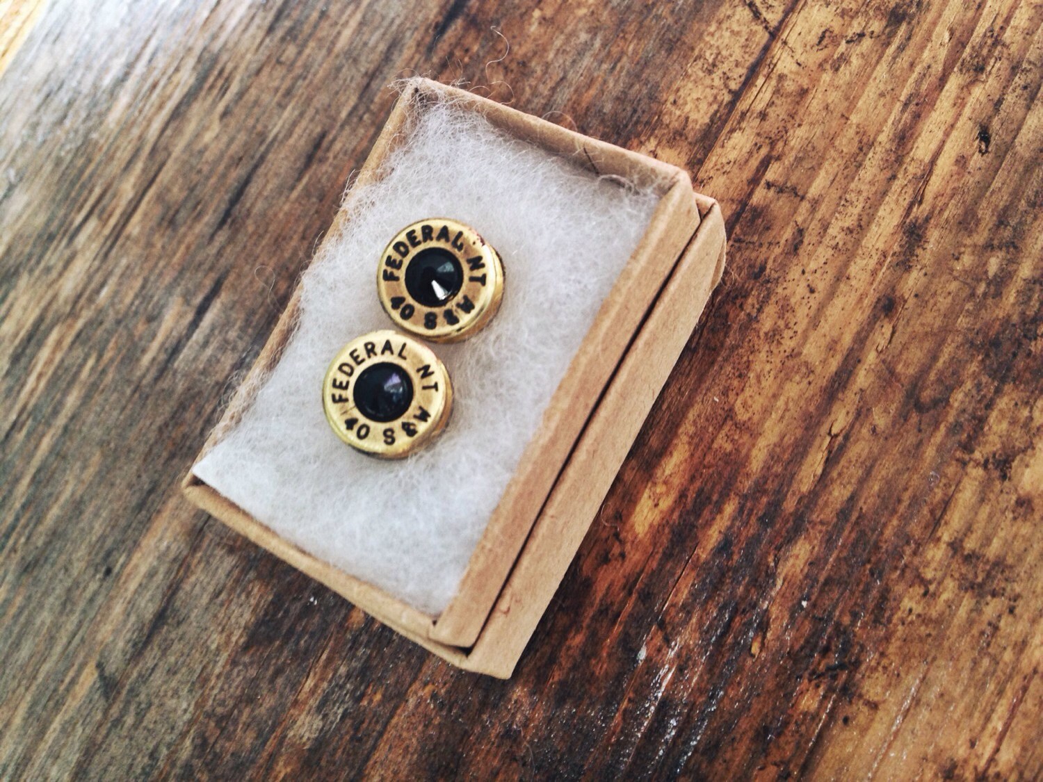 Black Stud Earrings