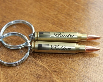 Authentic .223 M16 Bullet Keychain or Necklace