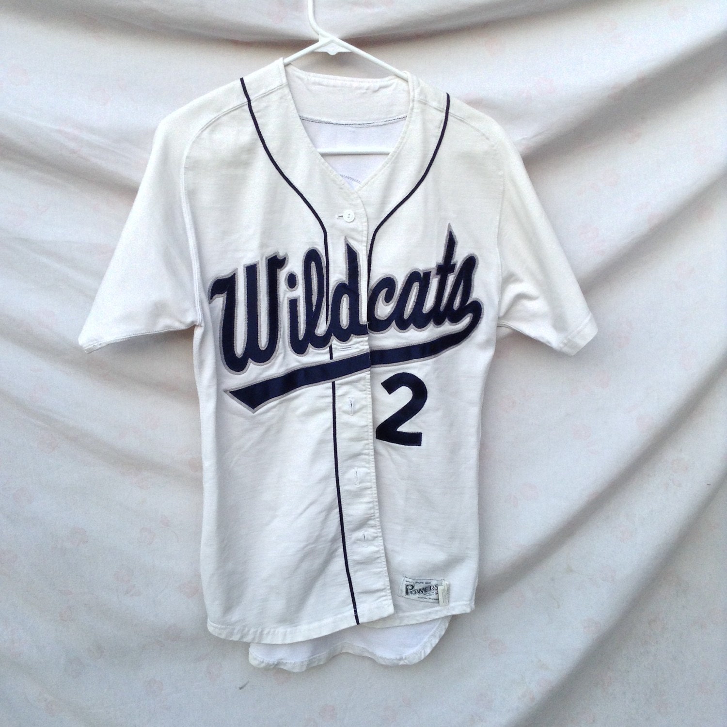 vintage BASEBALL JERSEY //from the 1980's Made in