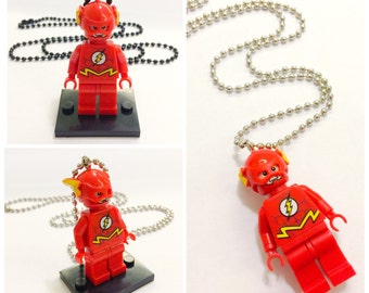 superman lego keychain light