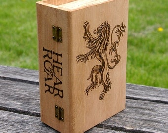 Game of Thrones inspired Lannister house box