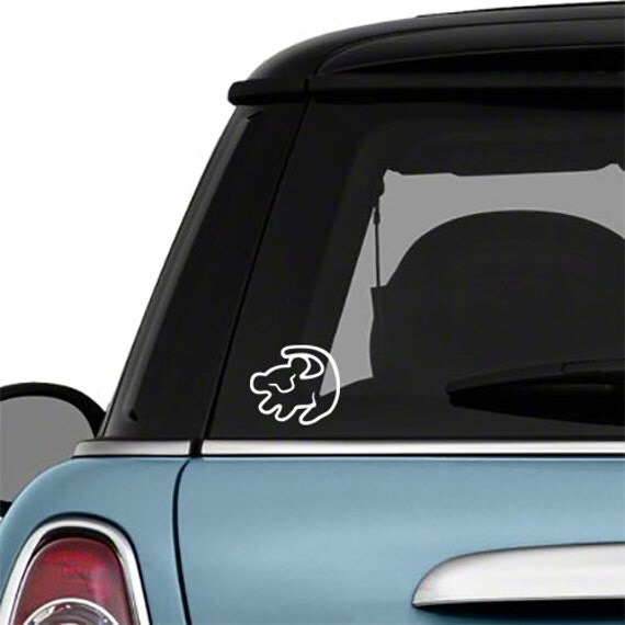 Items similar to Simba Car Decal Rafiki Disney Lion King Vinyl on Etsy