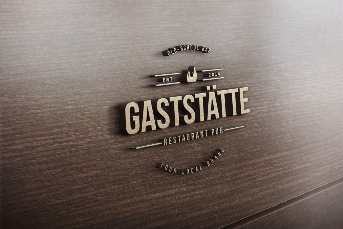 Custom logo pub logo bar logo tavern logo restaurant