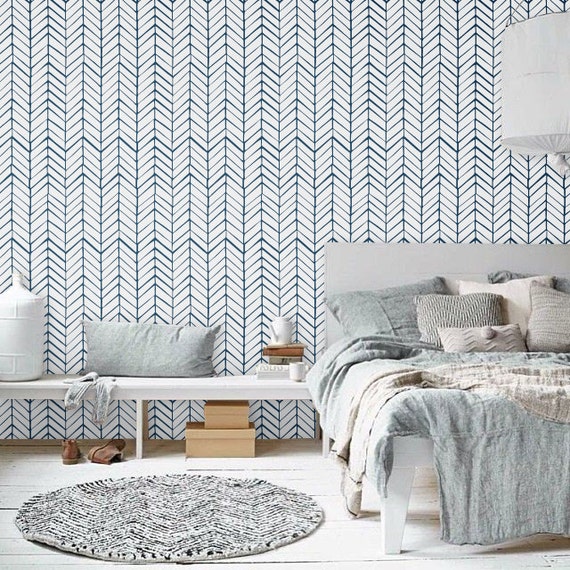 Self adhesive vinyl temporary removable wallpaper wall decal