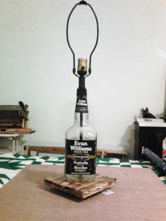 Liquor bottle lamp