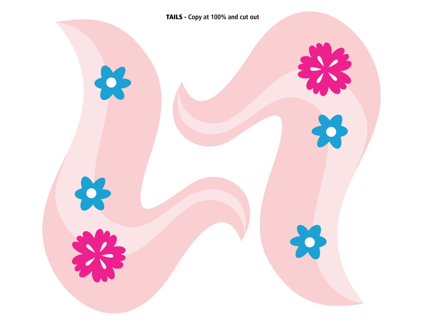 Unicorn Tail Template Coloring Page Unicorn Tail Unicorn Party Game 