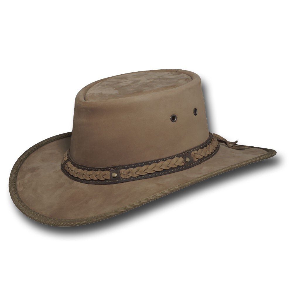 Barmah Hats 1022HC Squashy Bronco Cooper Crossing Leather Hat