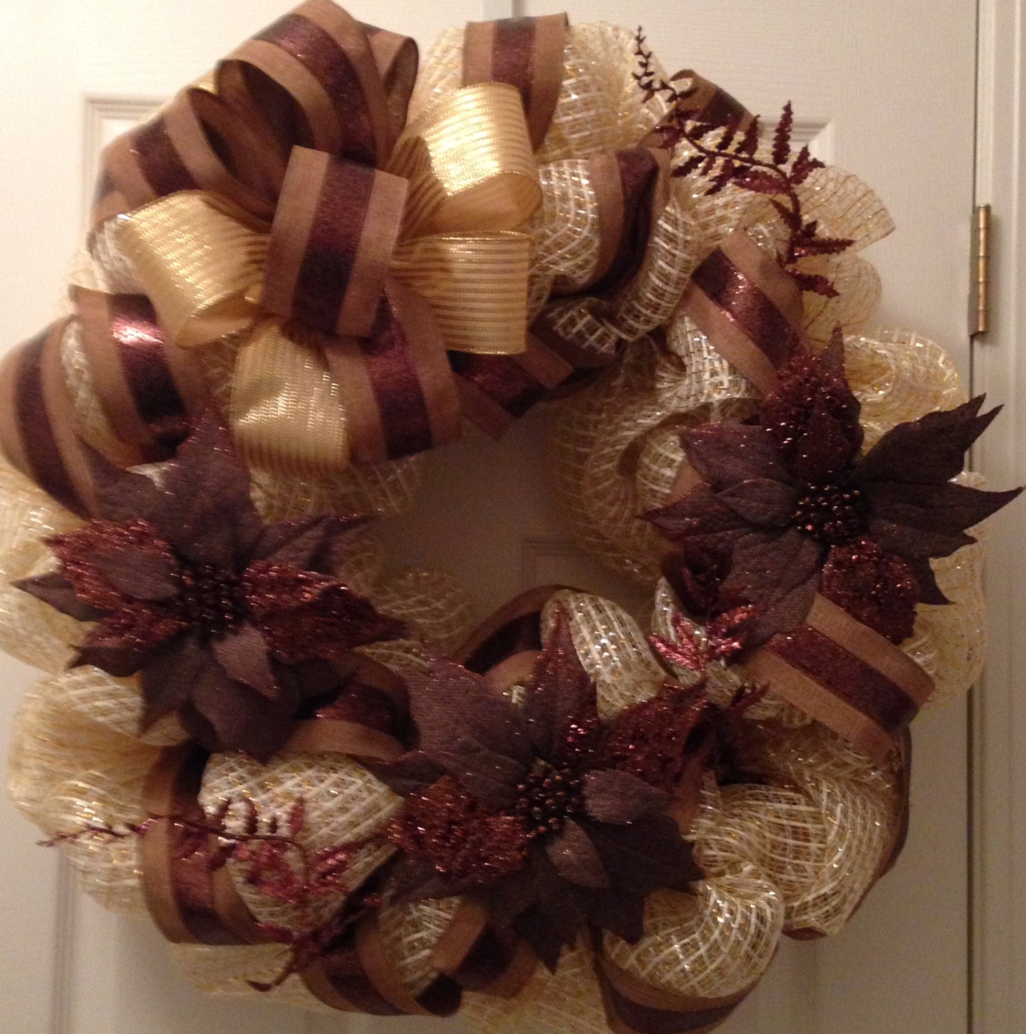 Chocolate Poinsettias at Christmas