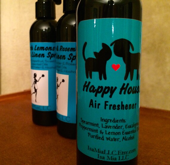 Happy House Air Fresheners for Pet Owners. Four by IsaMiaLLC