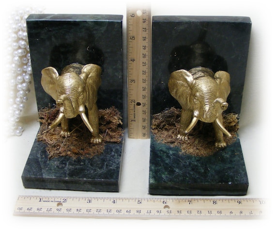 marble bookends initial