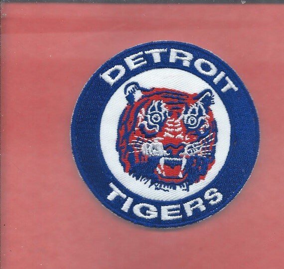 New 3 Inch Detroit Tigers Iron on Patch Free by BIGDAVEPATCHES