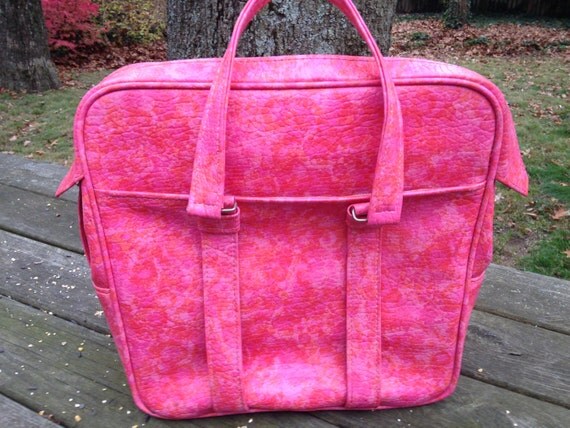 Pink Samsonite Silhouette Hot Pink Carry On Luggage Bag